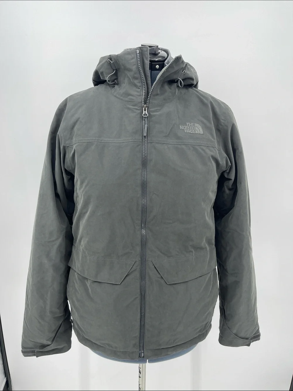 The North Face Men's Hooded Jacket ZIP OUT LINER SIZE S HYVENT